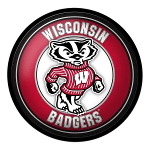 Wisconsin Badgers: Mascot - Modern Disc Wall Sign