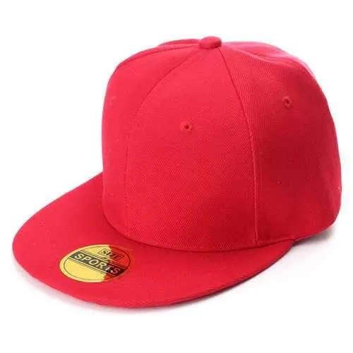 Women Retro Vintage Plain Snap Back Hats Flat Peak Caps Funky Cool Baseball Hat
