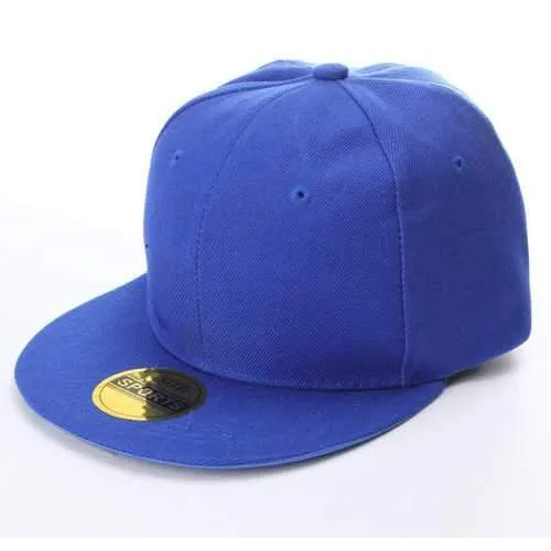 Women Retro Vintage Plain Snap Back Hats Flat Peak Caps Funky Cool Baseball Hat