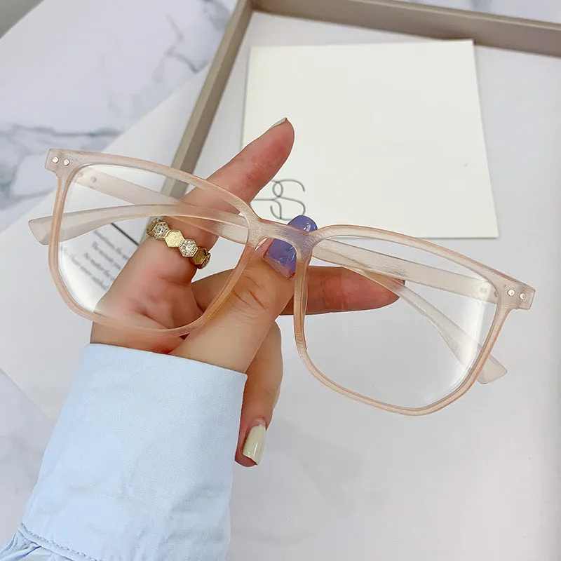 Wood Grain Retro Glasses