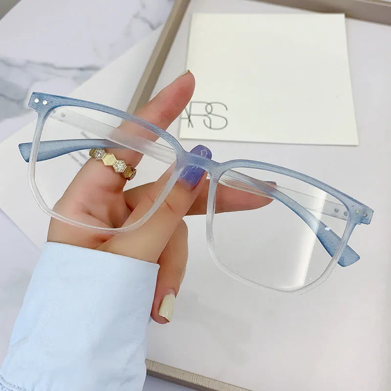 Wood Grain Retro Glasses