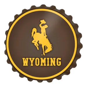 Wyoming Cowboys: Bottle Cap Wall Sign