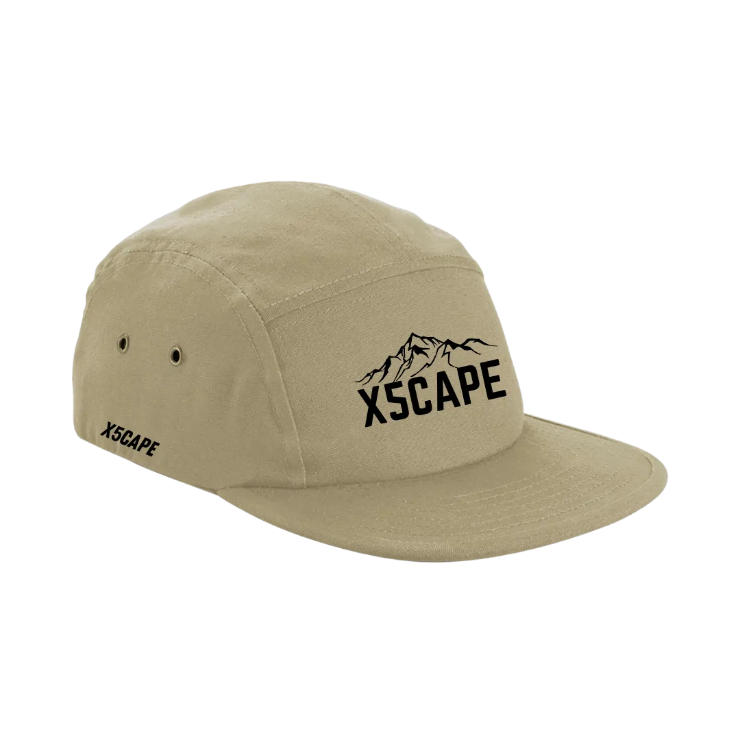 X5CAPE Mountain Cotton 5 Panel Cap