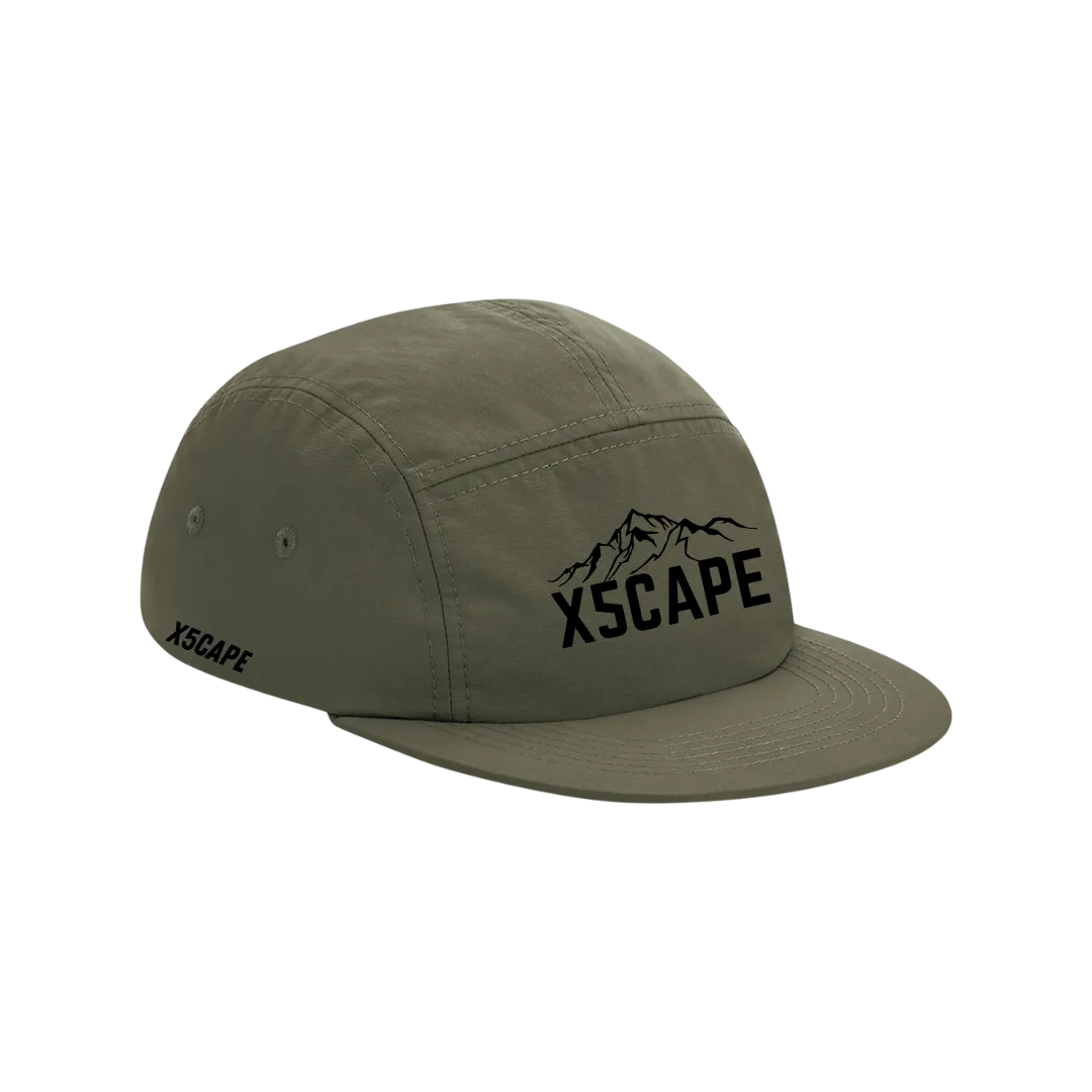 X5CAPE Mountain Cotton 5 Panel Cap