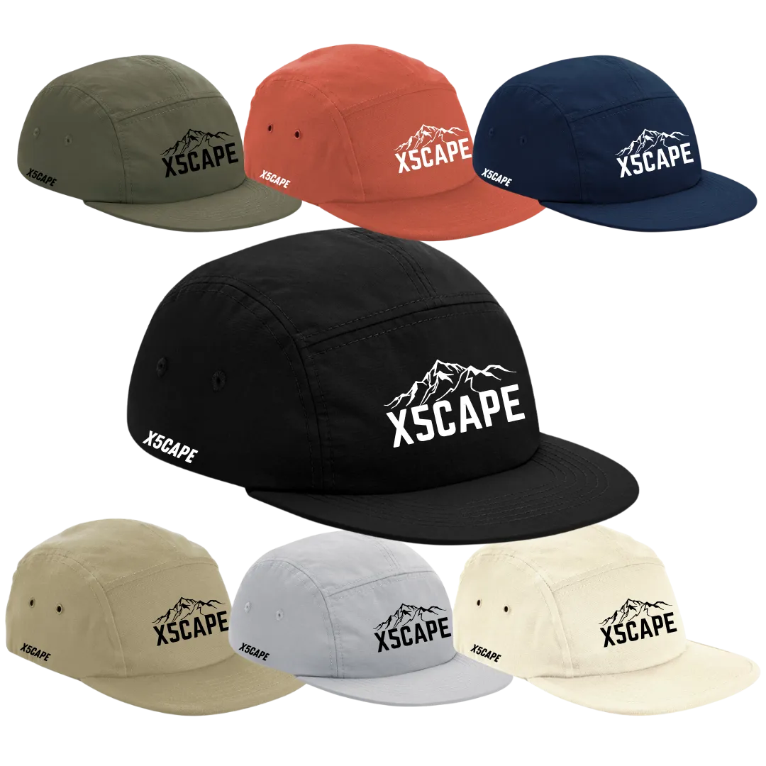 X5CAPE Mountain Cotton 5 Panel Cap