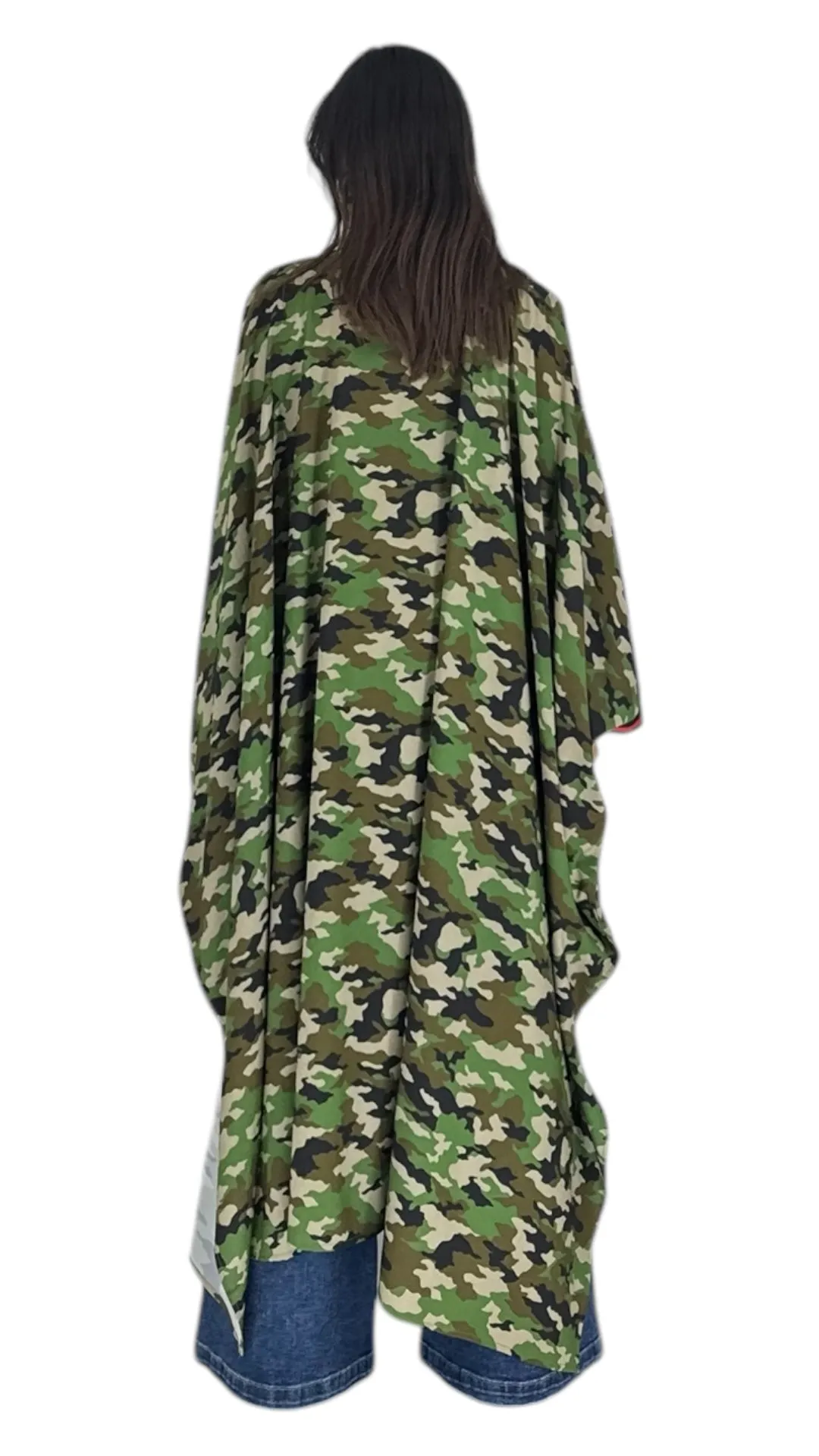Yara army print abaya