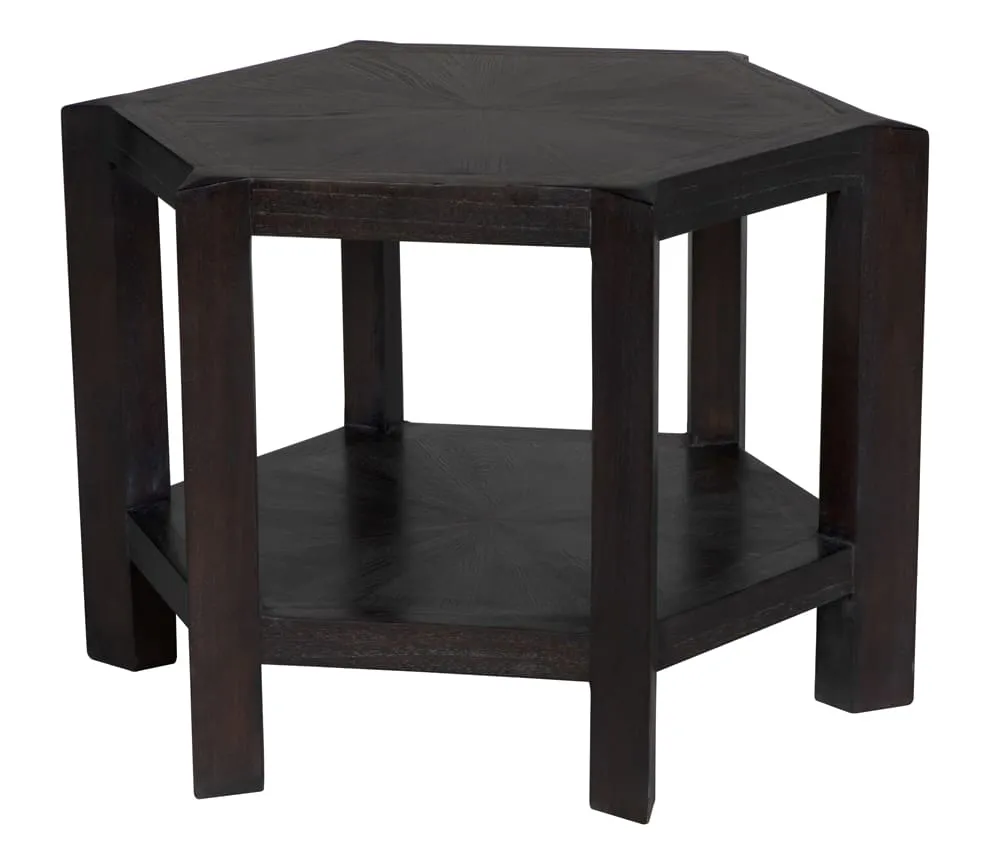 Yehuda Large Side Table, Sombre Finish