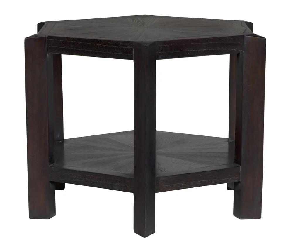 Yehuda Large Side Table, Sombre Finish