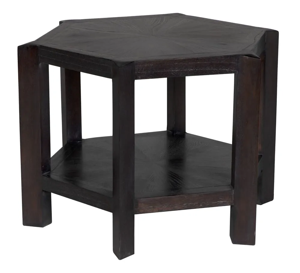 Yehuda Large Side Table, Sombre Finish