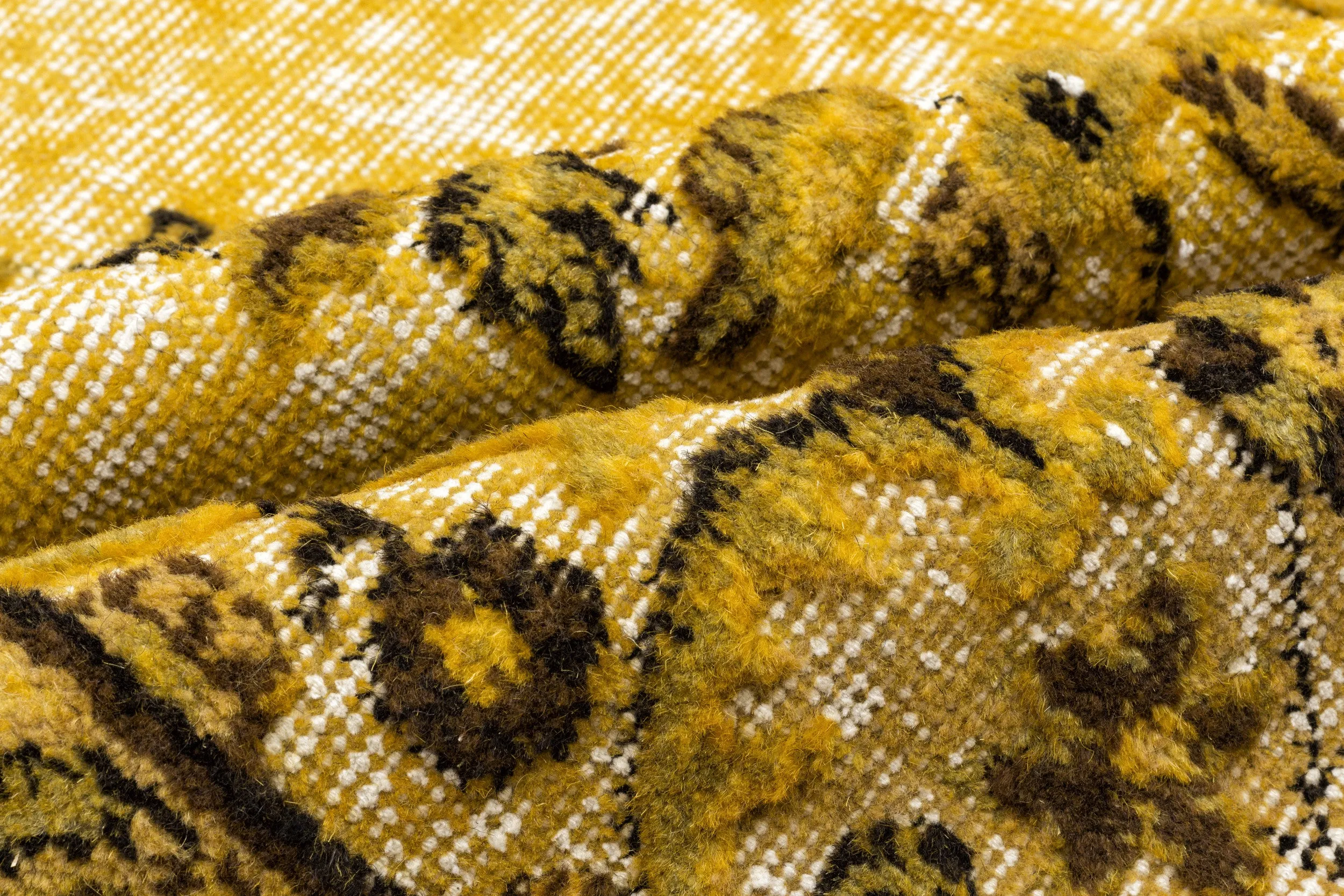 Yellow Over Dyed Rug | Traditional Desing Rug | Turkish Rug | Hand Weaving Rug  | Bedroom Rug | Wool Rug | Vintage Rug | Retro Rug | Patterned Rug | Naturel Rug  | Boho Rug I 5'7'' x 9'7'' ft 170 x 293 cm