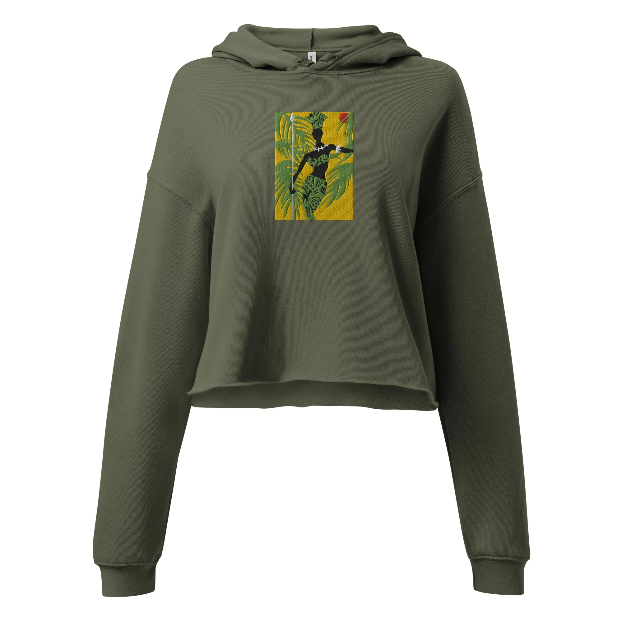 Zulu Woman Cropped Hoodie