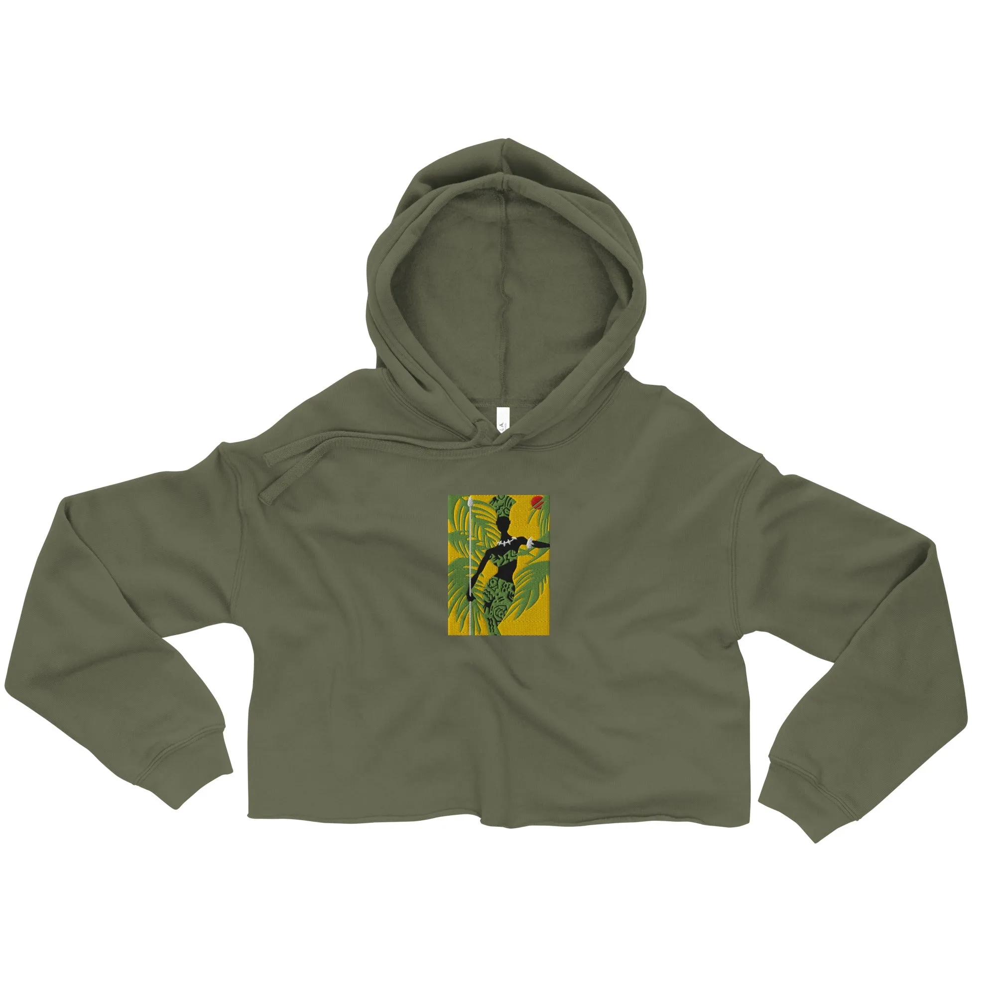 Zulu Woman Cropped Hoodie