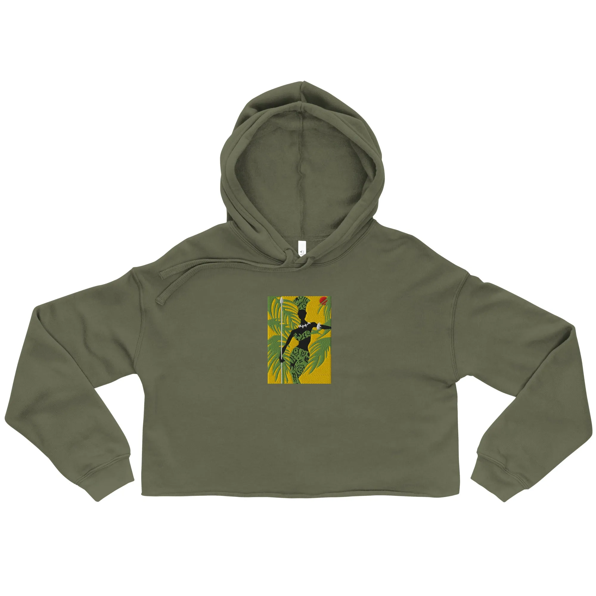 Zulu Woman Cropped Hoodie